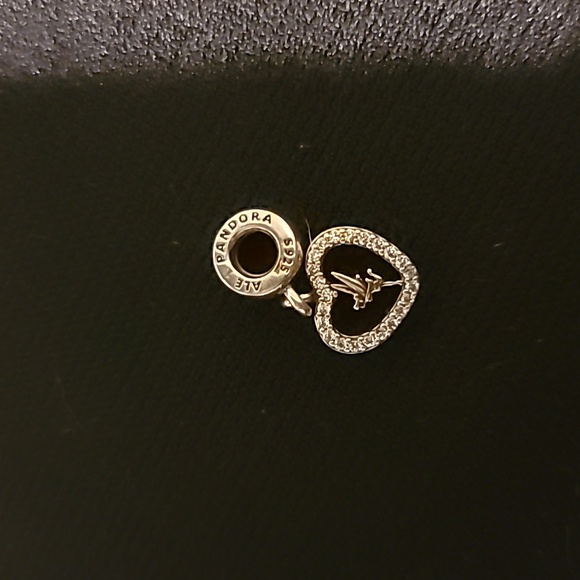 Pandora Peter Pan Tinkerbell Heart Dangle Charm - Picture 7 of 8